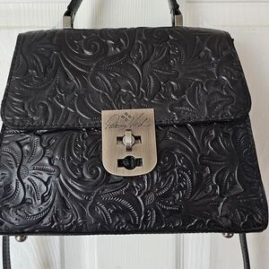 Patricia Nash Elegant SMOKE Embossed Crossbody